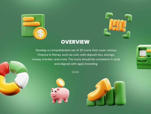 Finance &amp; Money 3D Icon Pack