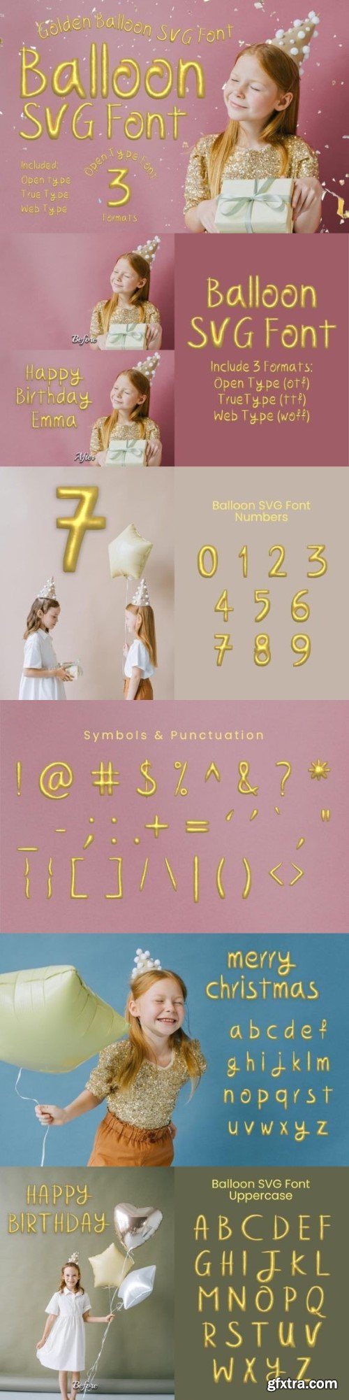 Golden Balloon Font