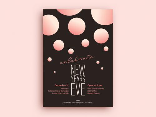 New Years Eve Party Flyer Layout - 297424904