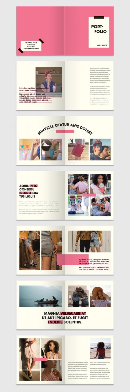 Pink Portfolio Layout - 297634674