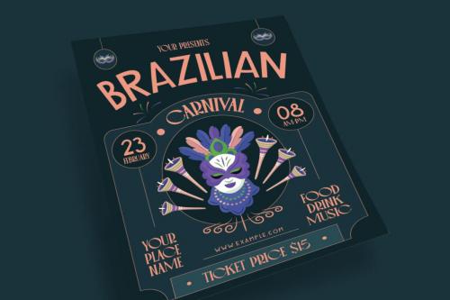 Brazillian Carnival Flyer Template