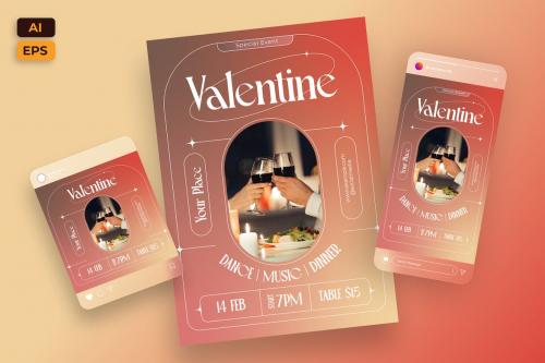 Valentine Day Flyer Template