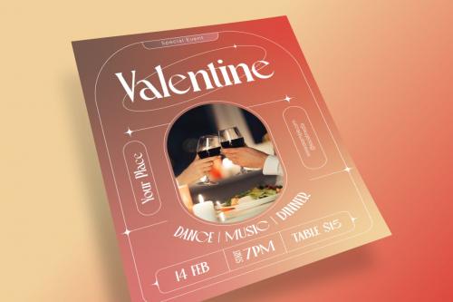 Valentine Day Flyer Template