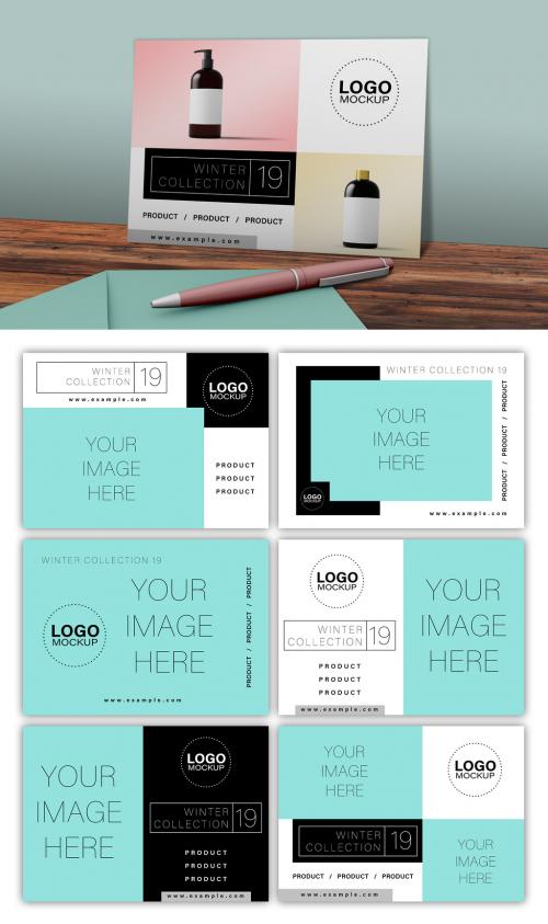 Minimalist Promotional Postcard Layout - 299133645