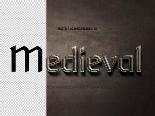 Solid old Iron Text Effect - 299602581