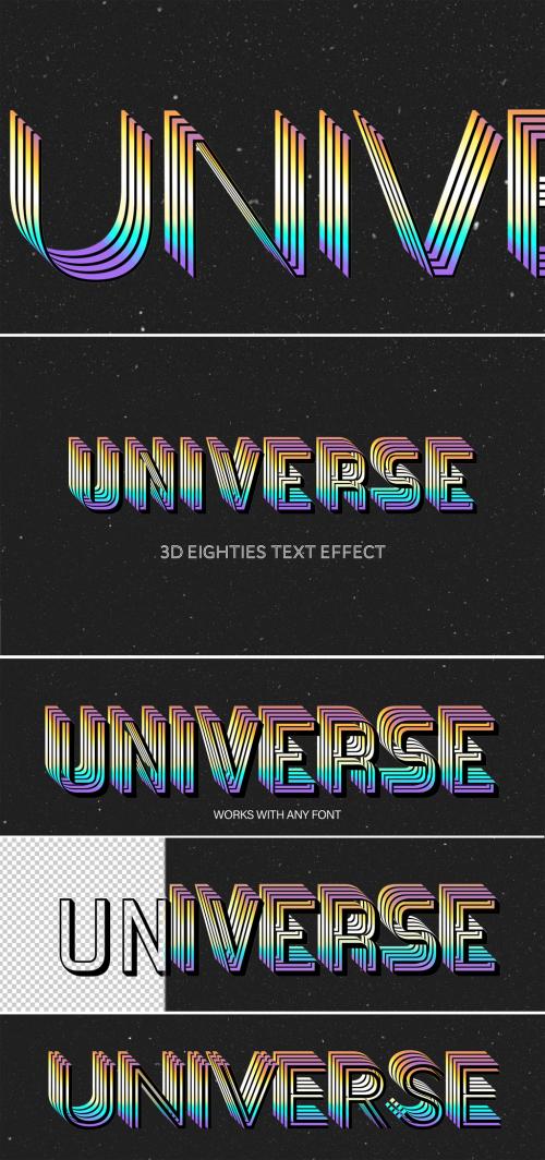 80s Retro Text Effect - 299791236