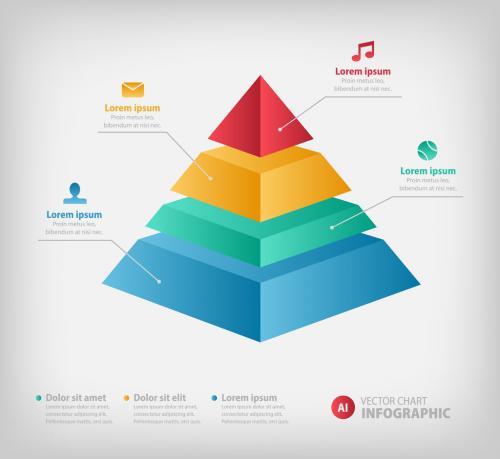 Pyramid Chart Infographic - 299800282