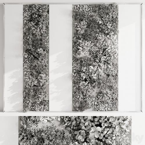 Vertical Wall Garden With Rock frame - 27