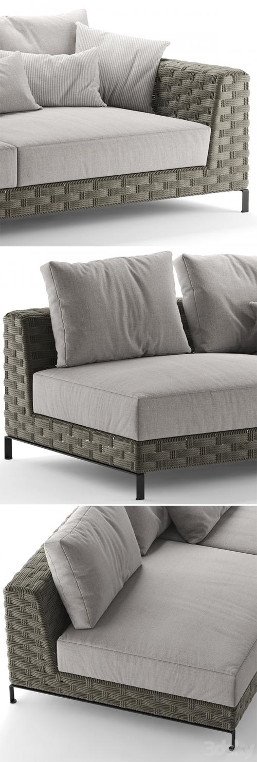 Sofa bebitalia Ray Outdoor Natural