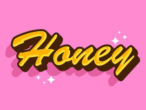 Sweet Honey Text Effect - 300720643