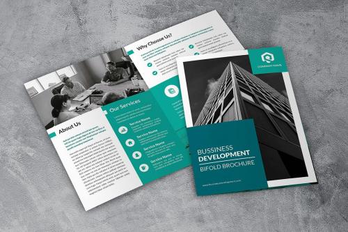 Bussiness Corporate Bifold Brochure