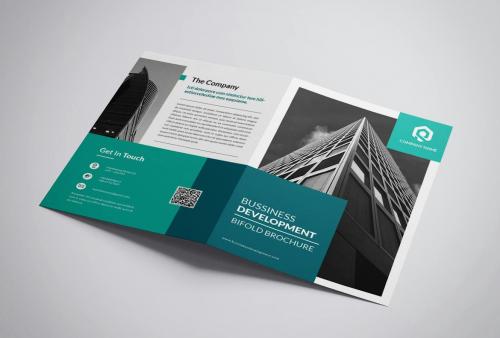 Bussiness Corporate Bifold Brochure