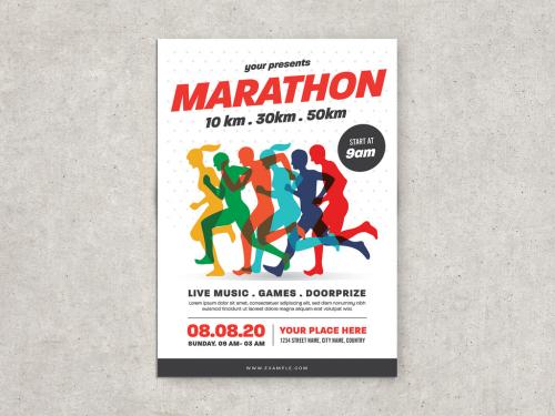 Marathon Flyer Layout - 300958561