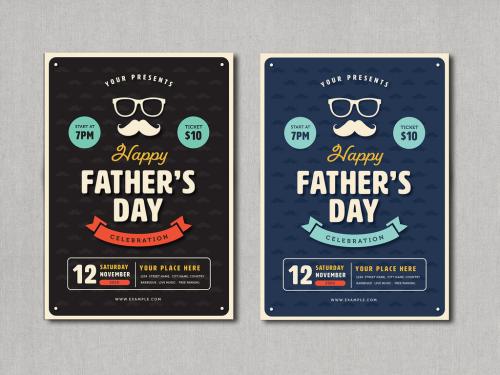 Father's Day Celebration Flyer Layout - 300958587