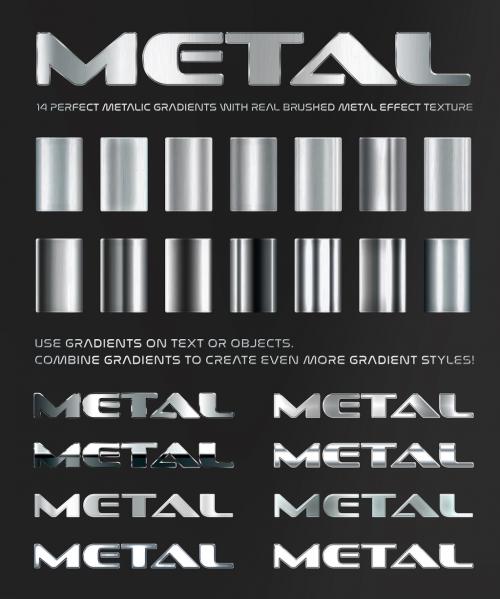 Metal effect Gradient bundle - 301006107