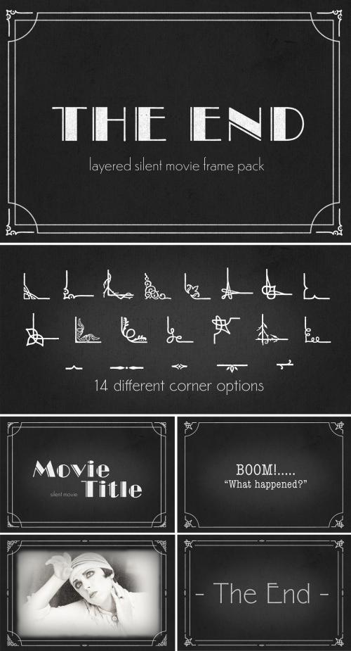 Silent Movie Frame Mockup Bundle - 301203810