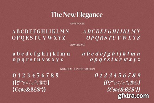 The New Elegance Serif 6H72W5N