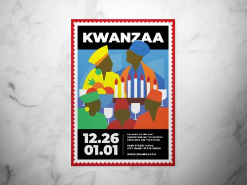 Kwanzaa Event Flyer Layout - 301422133