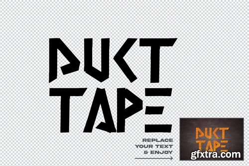 Duct Tape Text Effect Layer Style NEE9PAL