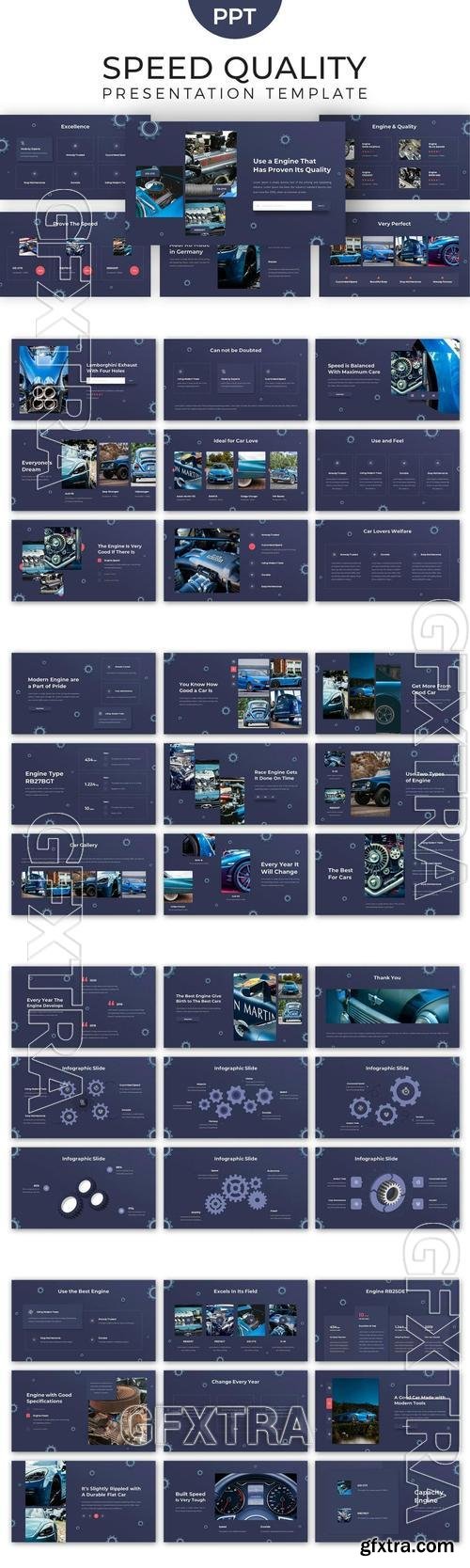 Modern Speed Quality Presentation Template 9TLE6ND