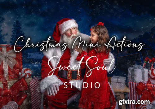 Sweet Soul Studios - Christmas Minis (studio) actions collection