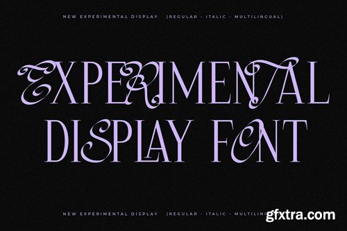 Las Hustle Experimental Display Font ZKVRY43