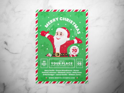 Christmas Event Graphic Flyer Layout - 302508927