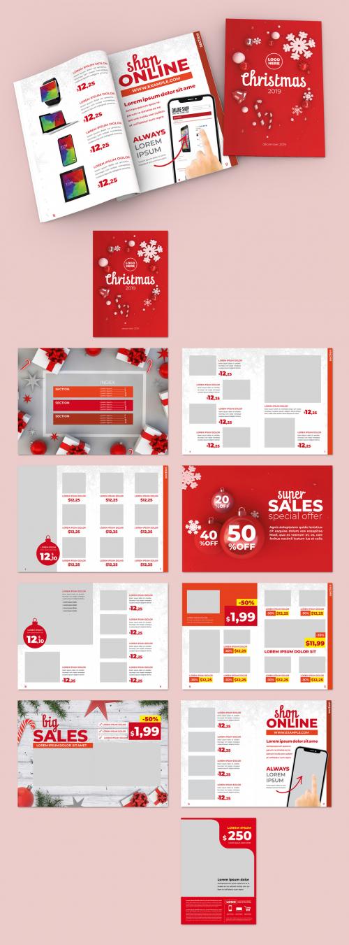 Christmas Style Product Catalog Layout - 302738239