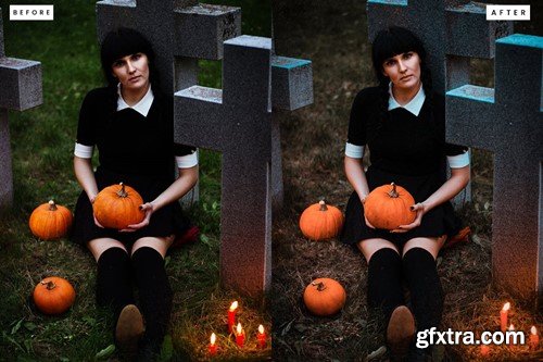 Teal Halloween Lightroom Presets GZJ3UY6