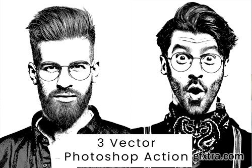 3 Vector Photoshop Action 3M57XQJ
