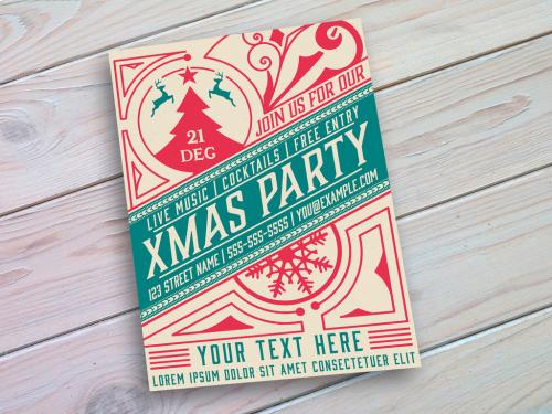 Christmas Event Poster Layout - 303886882