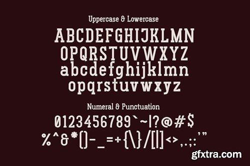 Gluttoner Inktrap Vintage & Bold Serif Font 3J6T7QB