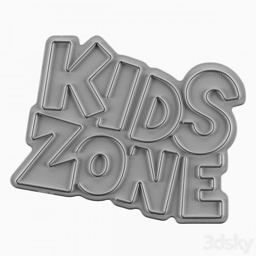 Kids Zone Neon Sign