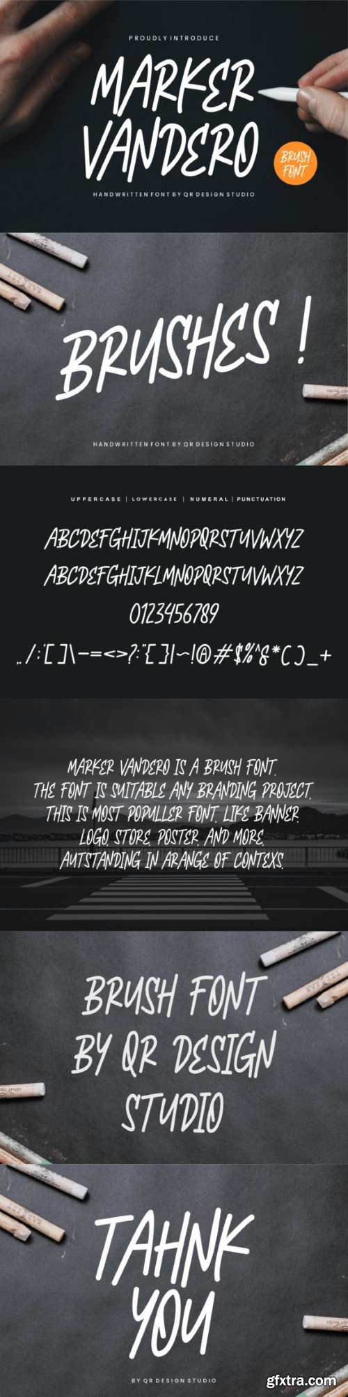 Marker Vandero Font