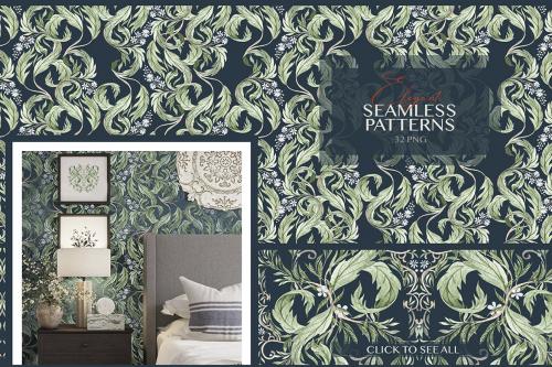 32 Elegant Seamless Patterns