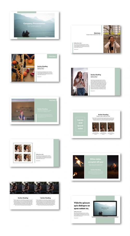 Presentation Pitch Deck Layout - 305794184