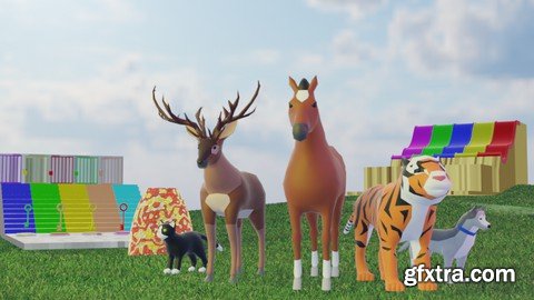 Blender Animated 3D Animal Videos For Youtube - Part 1