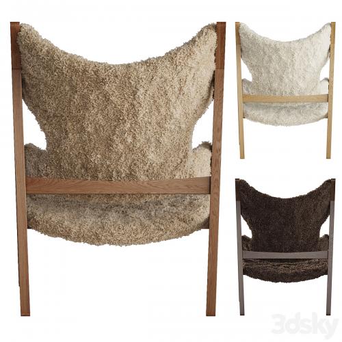 Sheepskin armchair Menu by Ib Kofod-Larsen