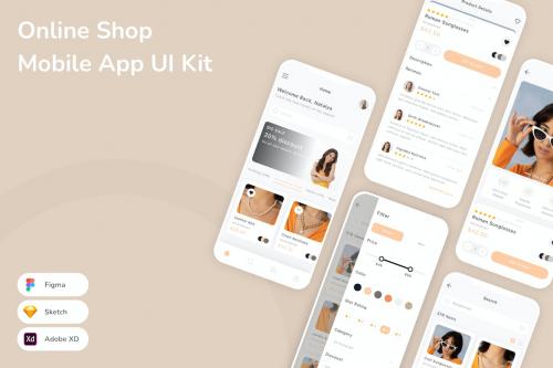 Online Shop Mobile App UI Kit