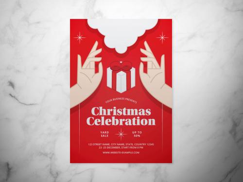 Christmas Event Flyer Layout - 305994044