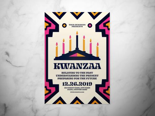 Kwanzaa Event Flyer Layout - 305994195