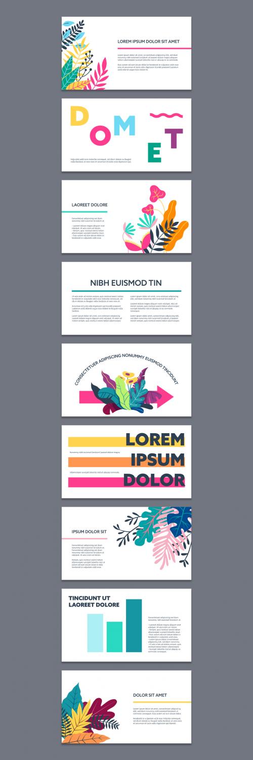 Colorful Graphic Presentation Deck Layout - 306989750