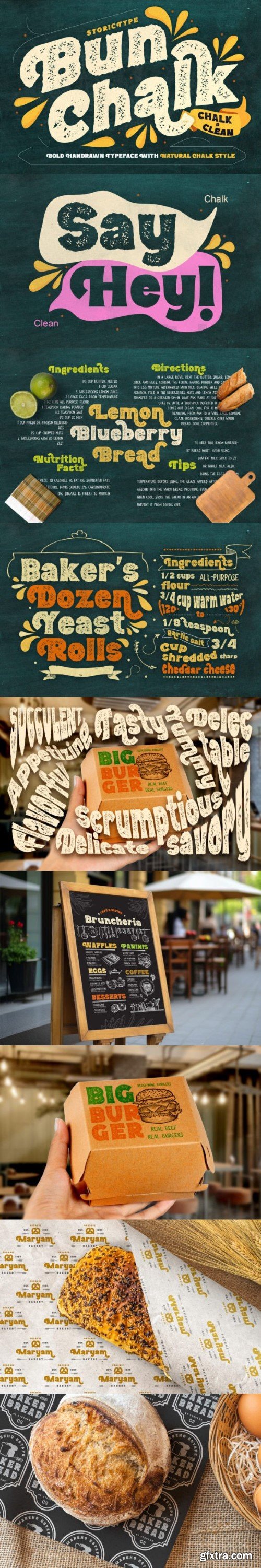 Bun Chalk Font