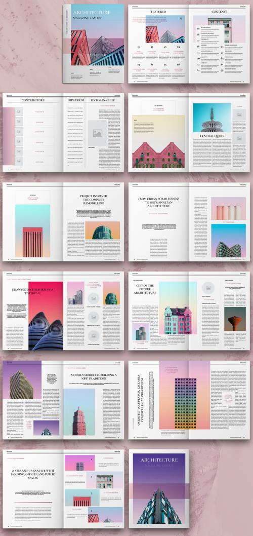 Architecture Magazine Layout - 307198400