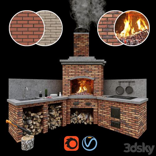 Barbecue oven 2 / Brick BBQ 2