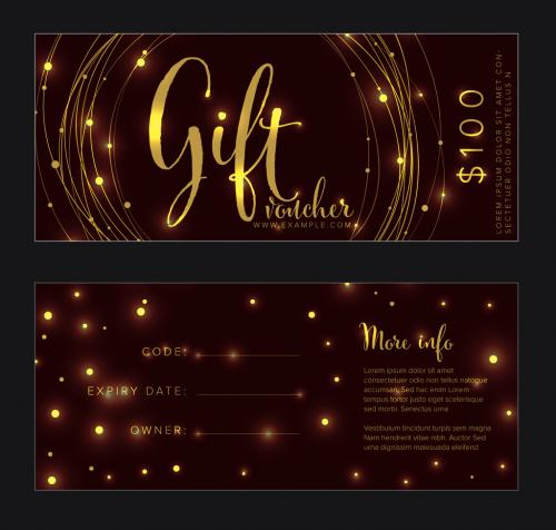 Gift Voucher Card Layout - 307682473