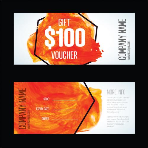 Gift Voucher Card Layout - 307682555