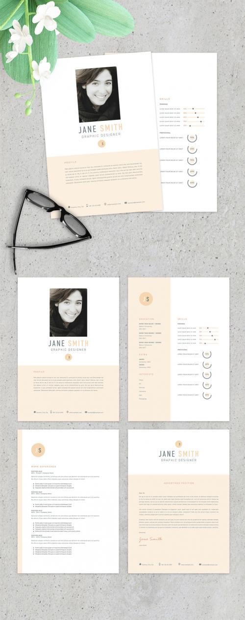 Minimalist Resume and Cover Letter Layouts - 307888165