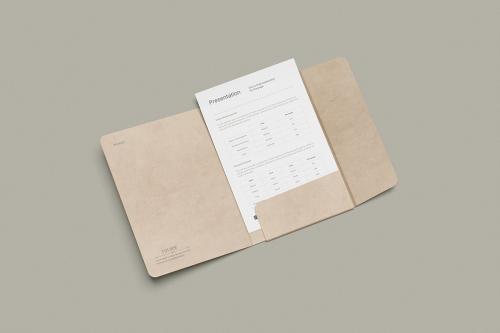 Presentation Folder Mockup