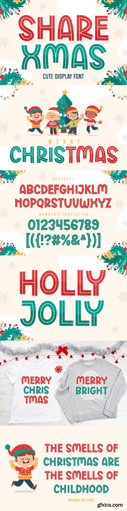 Share Xmas Font